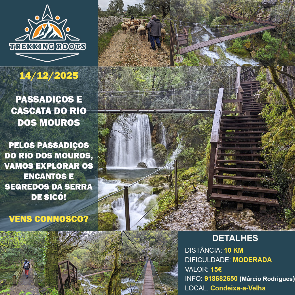Passadios e Cascata do Rio dos Mouros
