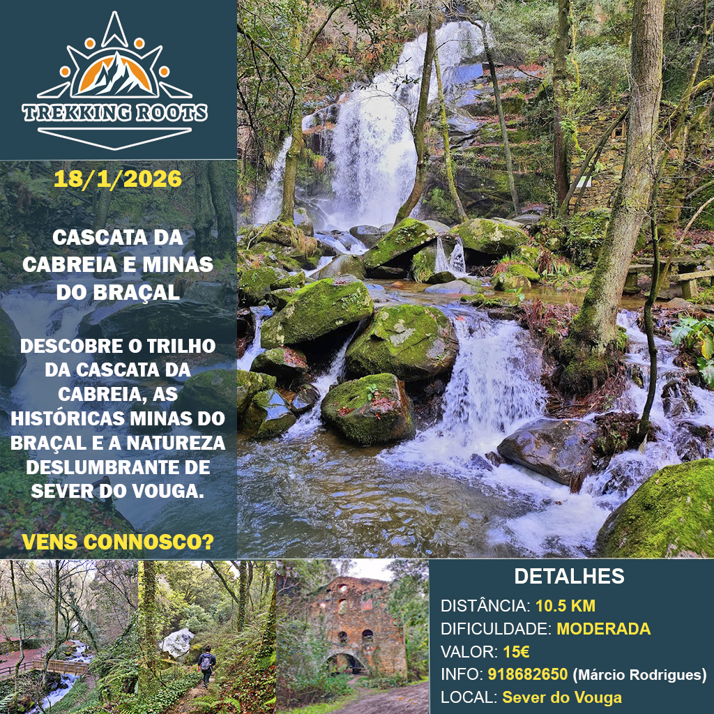 Cascata da Cabreia e Minas do Bracal